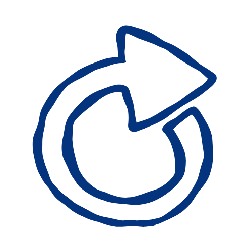an icon of a circular arrow